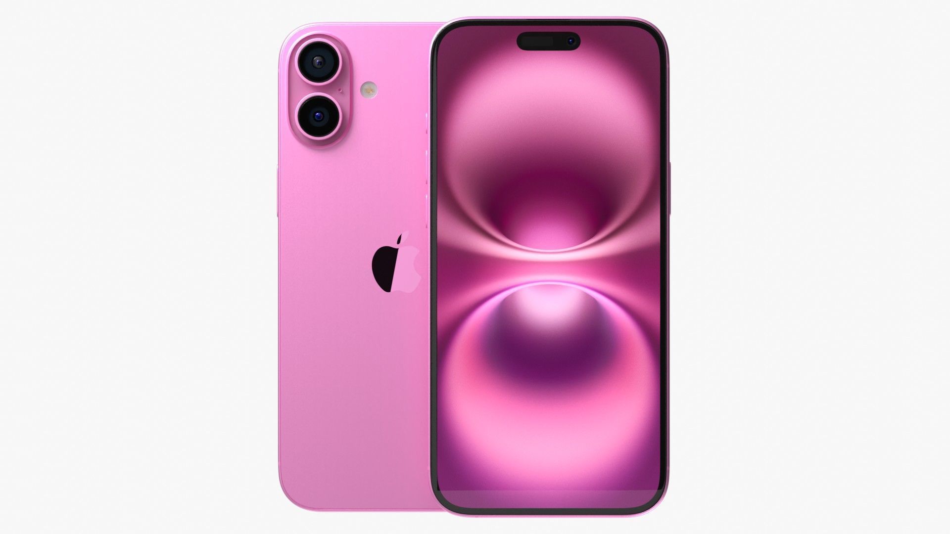 Apple iPhone 16 Plus Pink 3D model_1