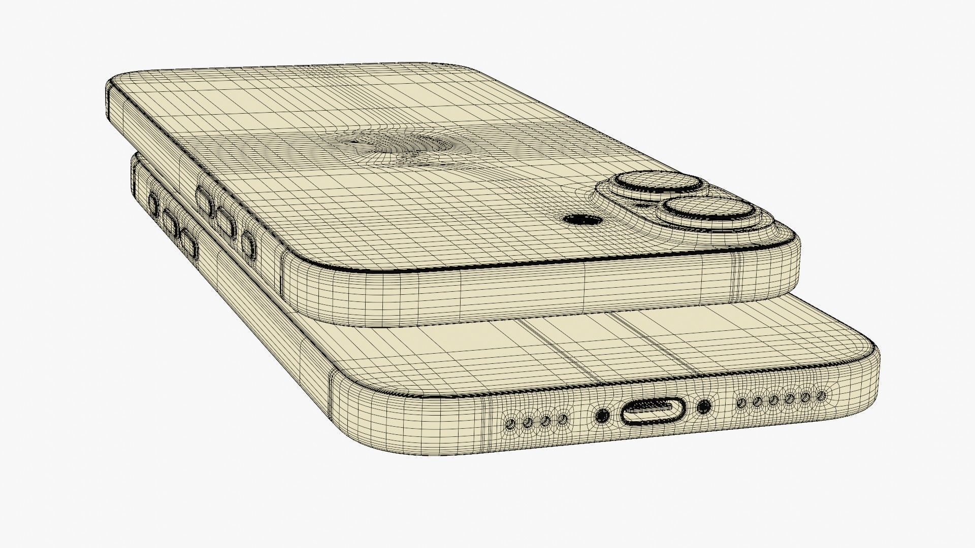 Apple iPhone 16 Plus Pink 3D model_18