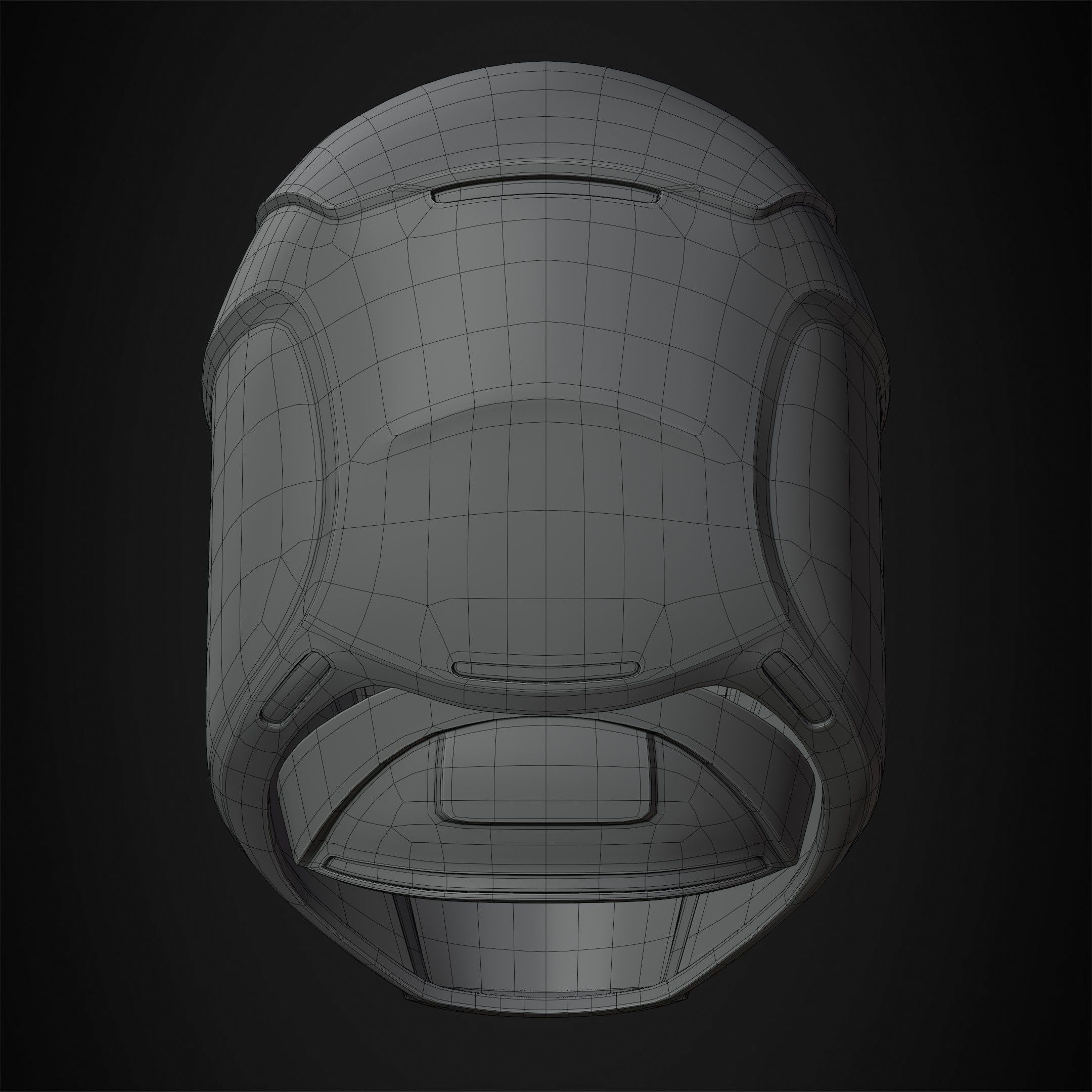 Tron Legacy Sam Flynn Helmet for Cosplay 3D print model_24