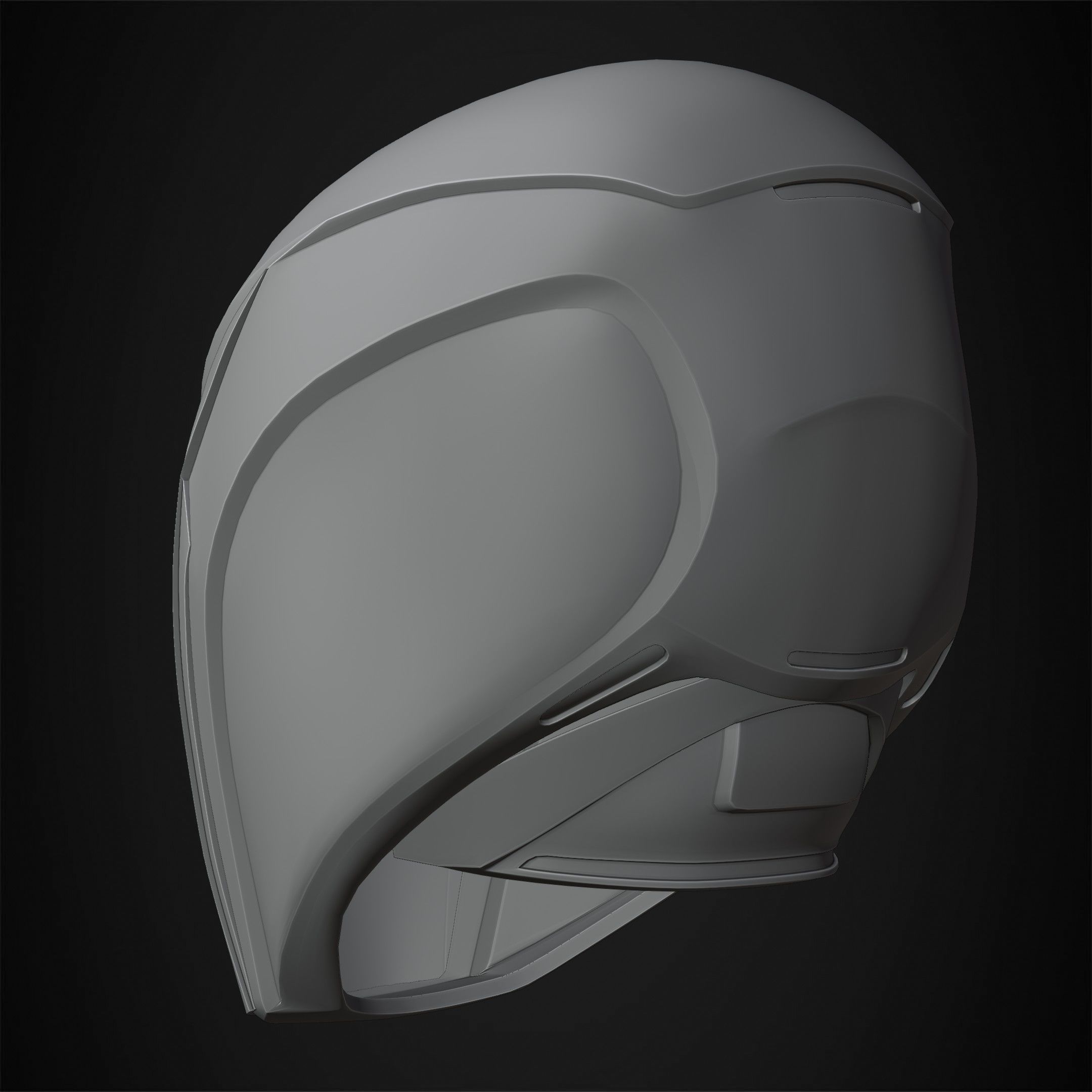 Tron Legacy Sam Flynn Helmet for Cosplay 3D print model_21