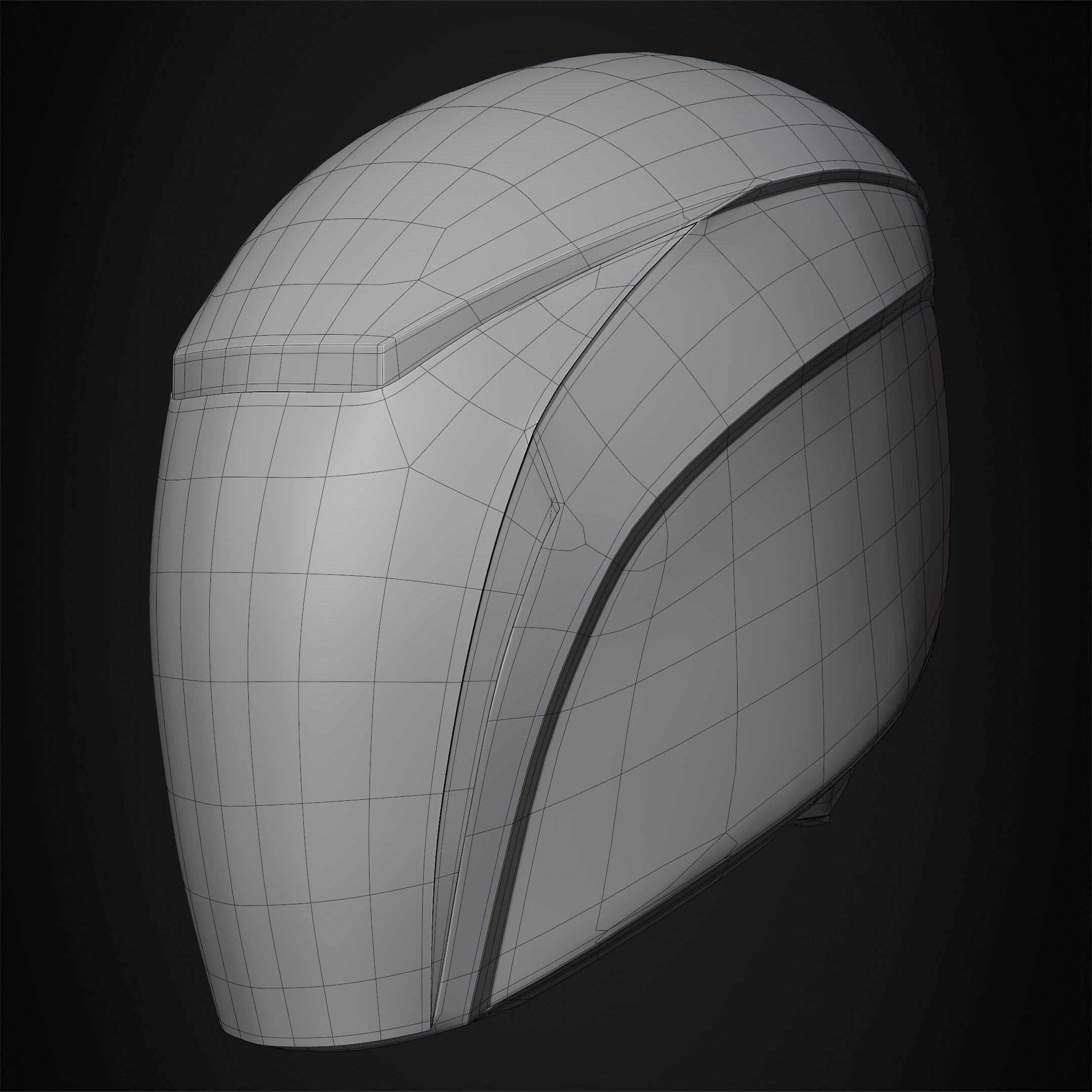 Tron Legacy Sam Flynn Helmet for Cosplay 3D print model_18