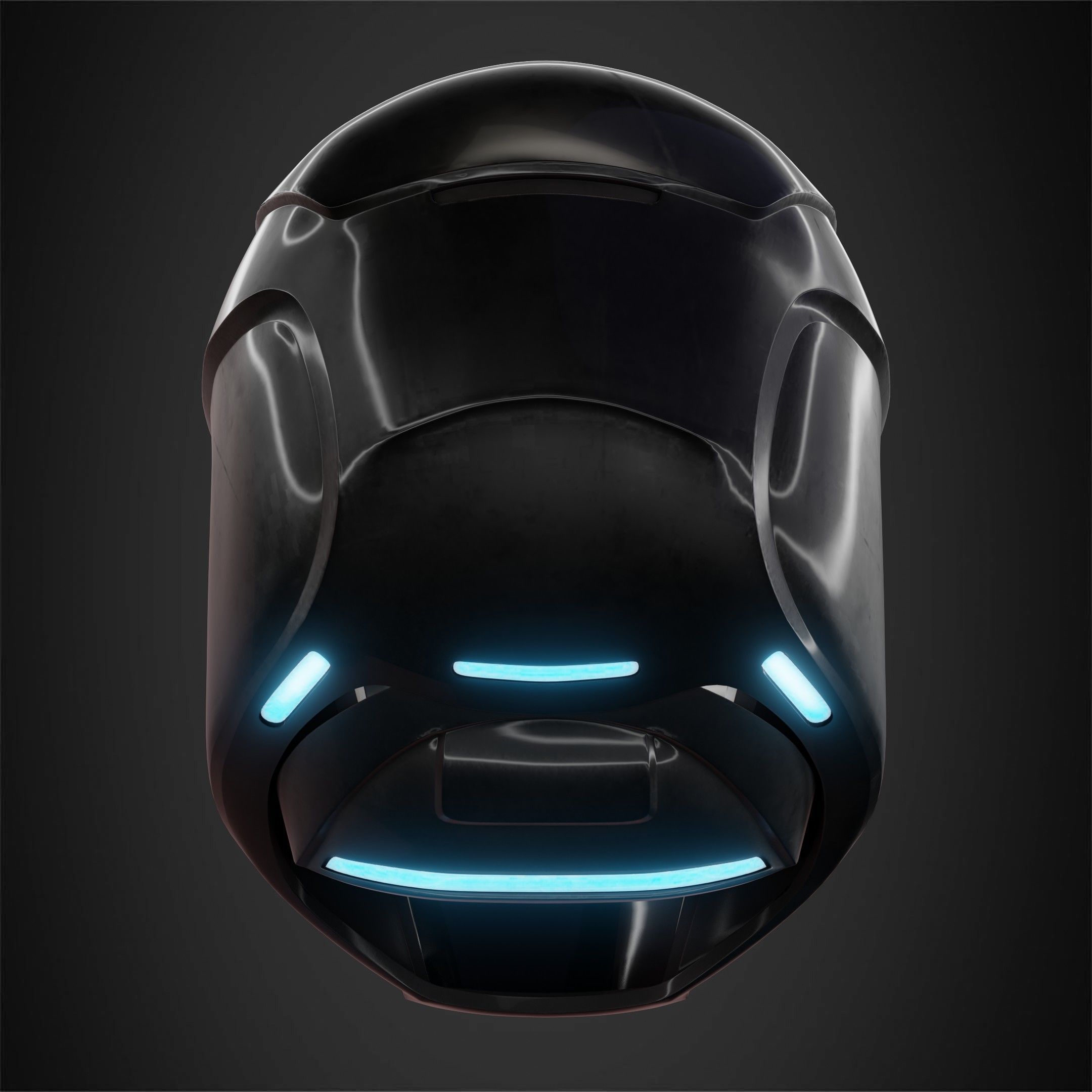 Tron Legacy Sam Flynn Helmet for Cosplay 3D print model_7