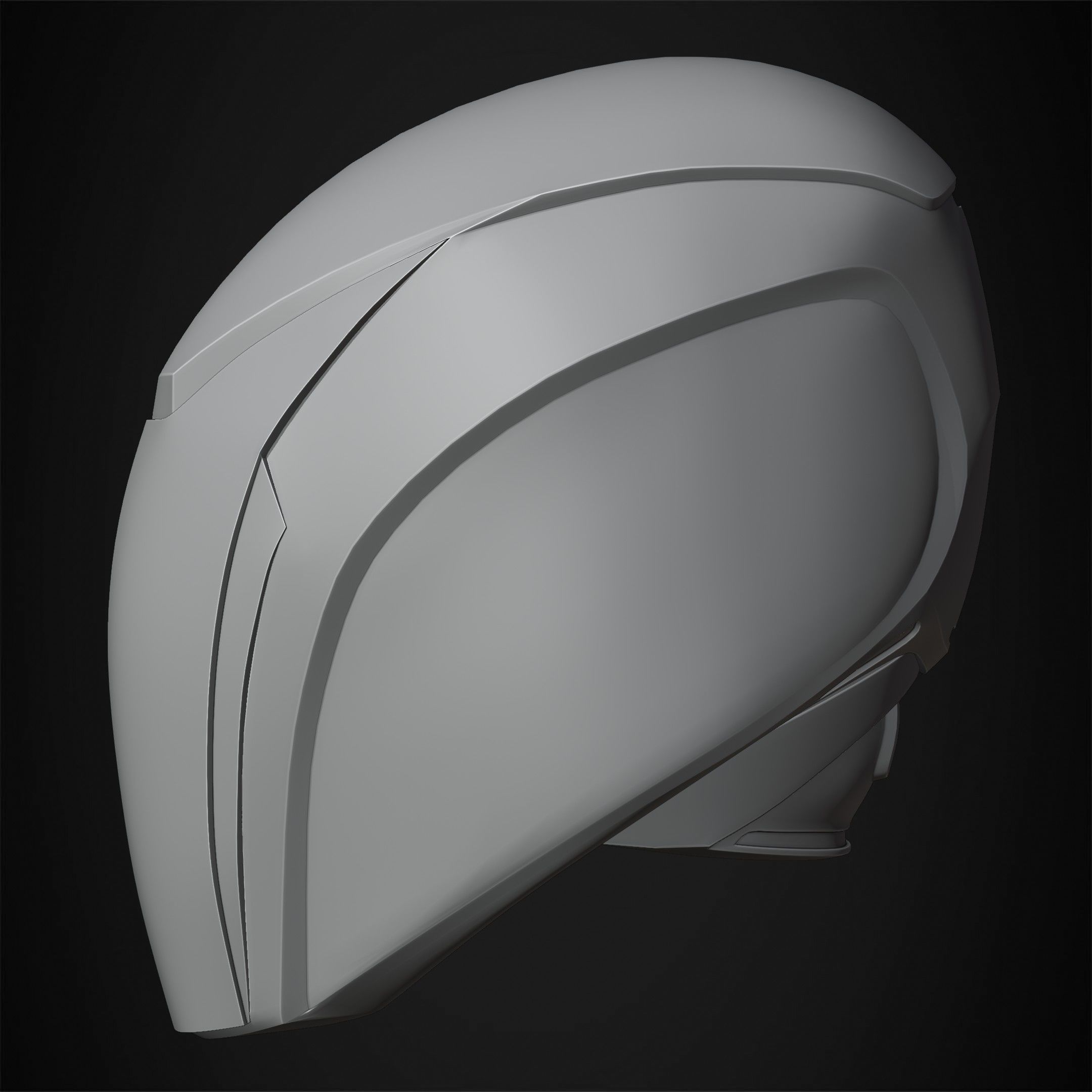 Tron Legacy Sam Flynn Helmet for Cosplay 3D print model_19