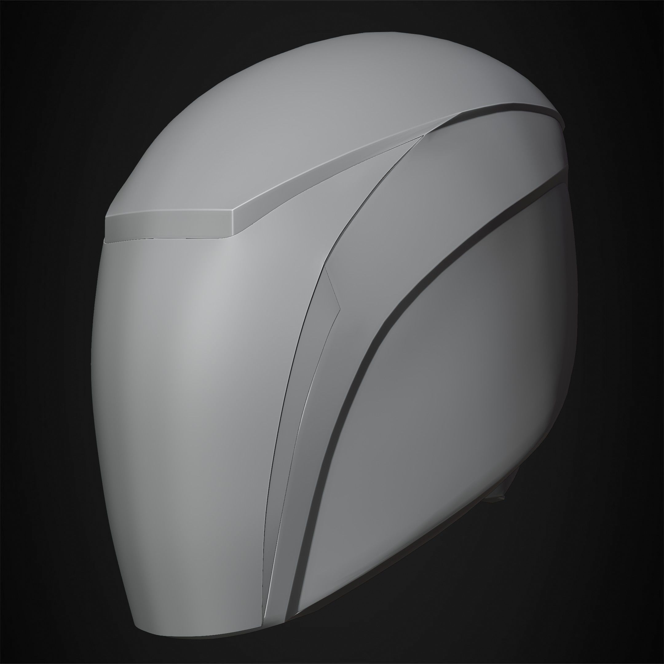 Tron Legacy Sam Flynn Helmet for Cosplay 3D print model_17