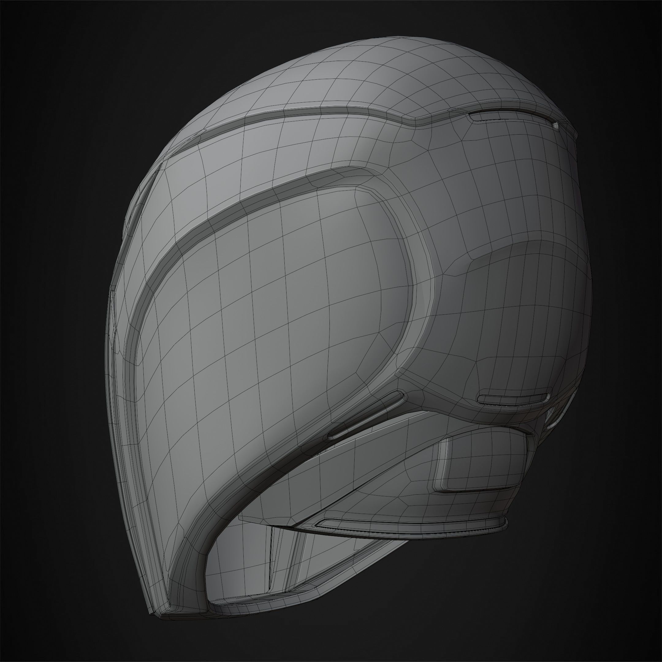 Tron Legacy Sam Flynn Helmet for Cosplay 3D print model_22