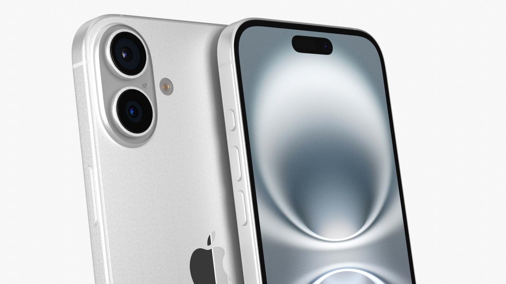 Apple iPhone 16 Plus White 3D model_3