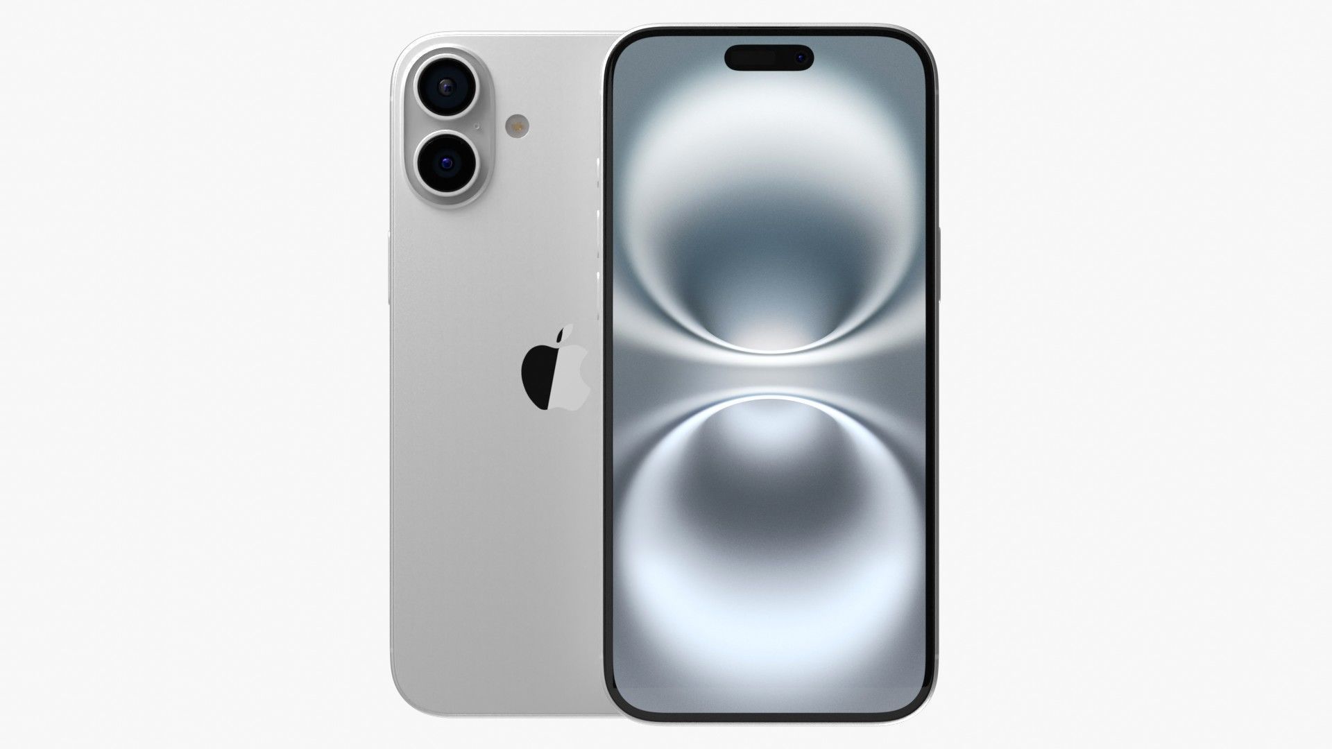 Apple iPhone 16 Plus White 3D model_1