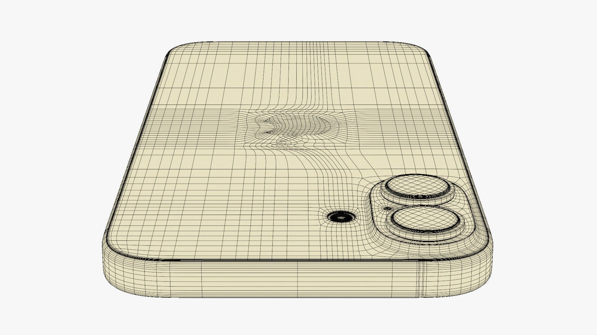 Apple iPhone 16 Plus White 3D model_16