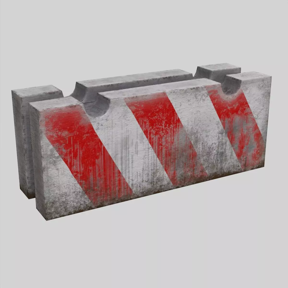 Concrete block Free low-poly 3D model