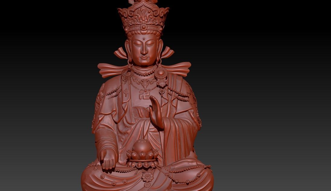 buddha ngu phuong 3D print model_2