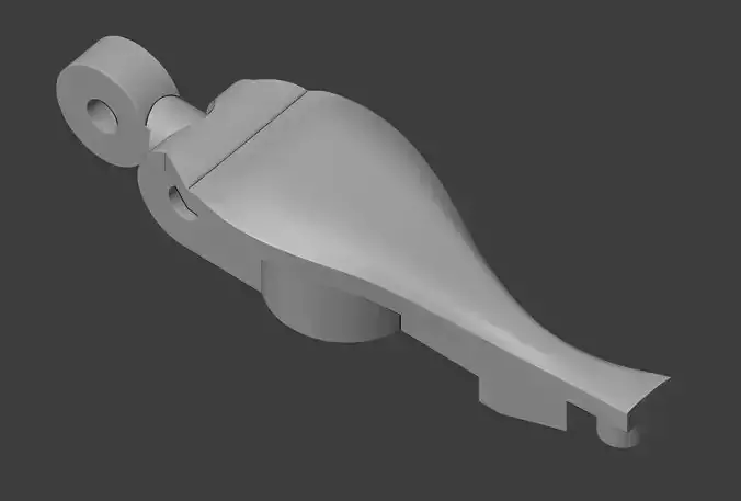 Forearm Rotation Upgrade for TransArt Blackarachnia 3D print model