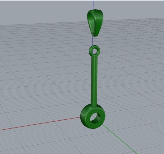 Pendant Model 6358 3D print model_3