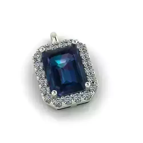 Pendant emerald Model 6352