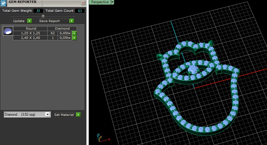 Hamsa pendant Model 6344 3D print model_8