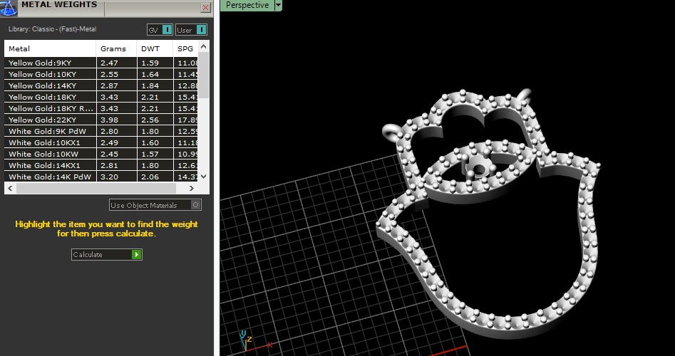 Hamsa pendant Model 6344 3D print model_7