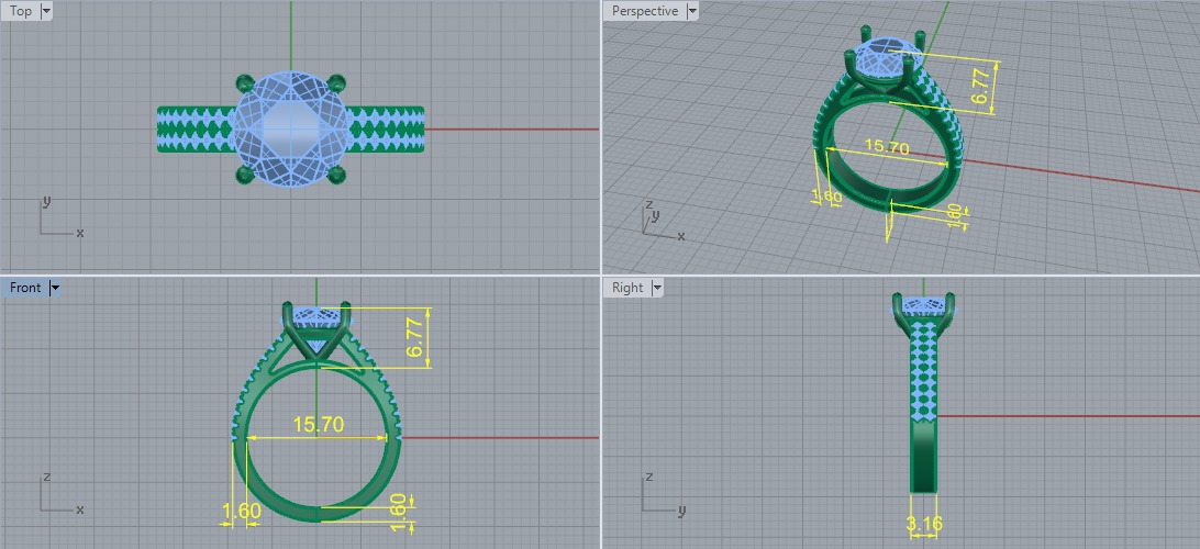 Ring Model 6336 3D print model_5