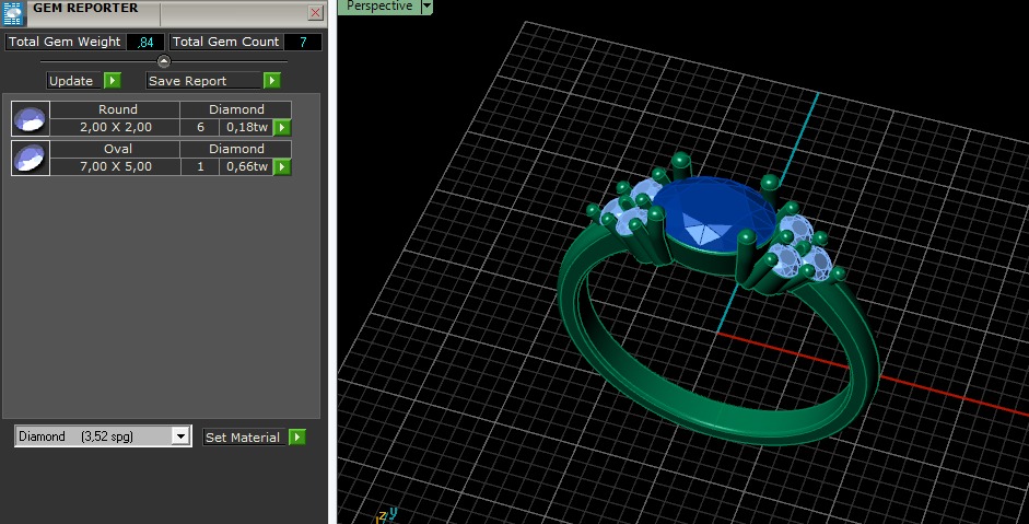 Ring oval Model 6318 3D print model_7