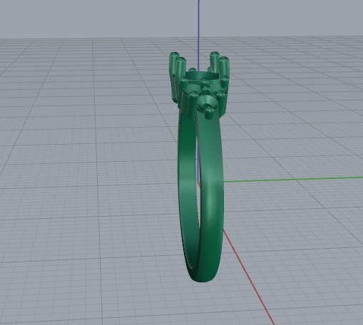 Ring oval Model 6318 3D print model_3