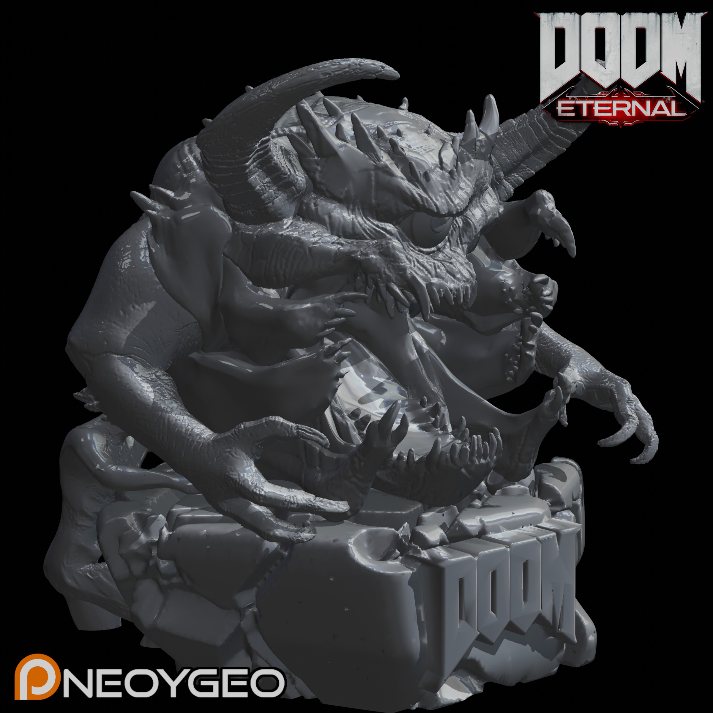 PAIN ELEMENTAL - DOOM ETERNAL 3D print model_2