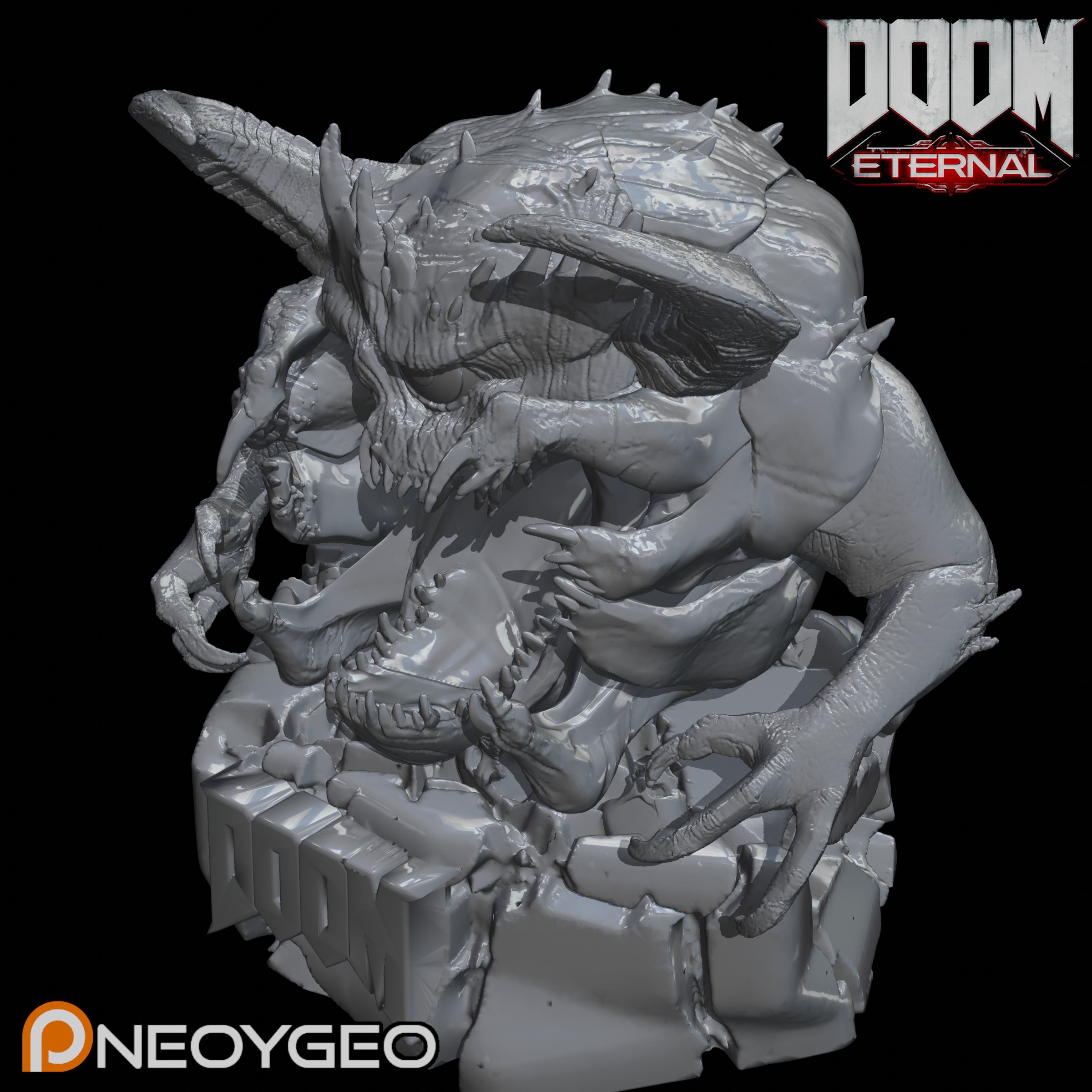 PAIN ELEMENTAL - DOOM ETERNAL 3D print model_3