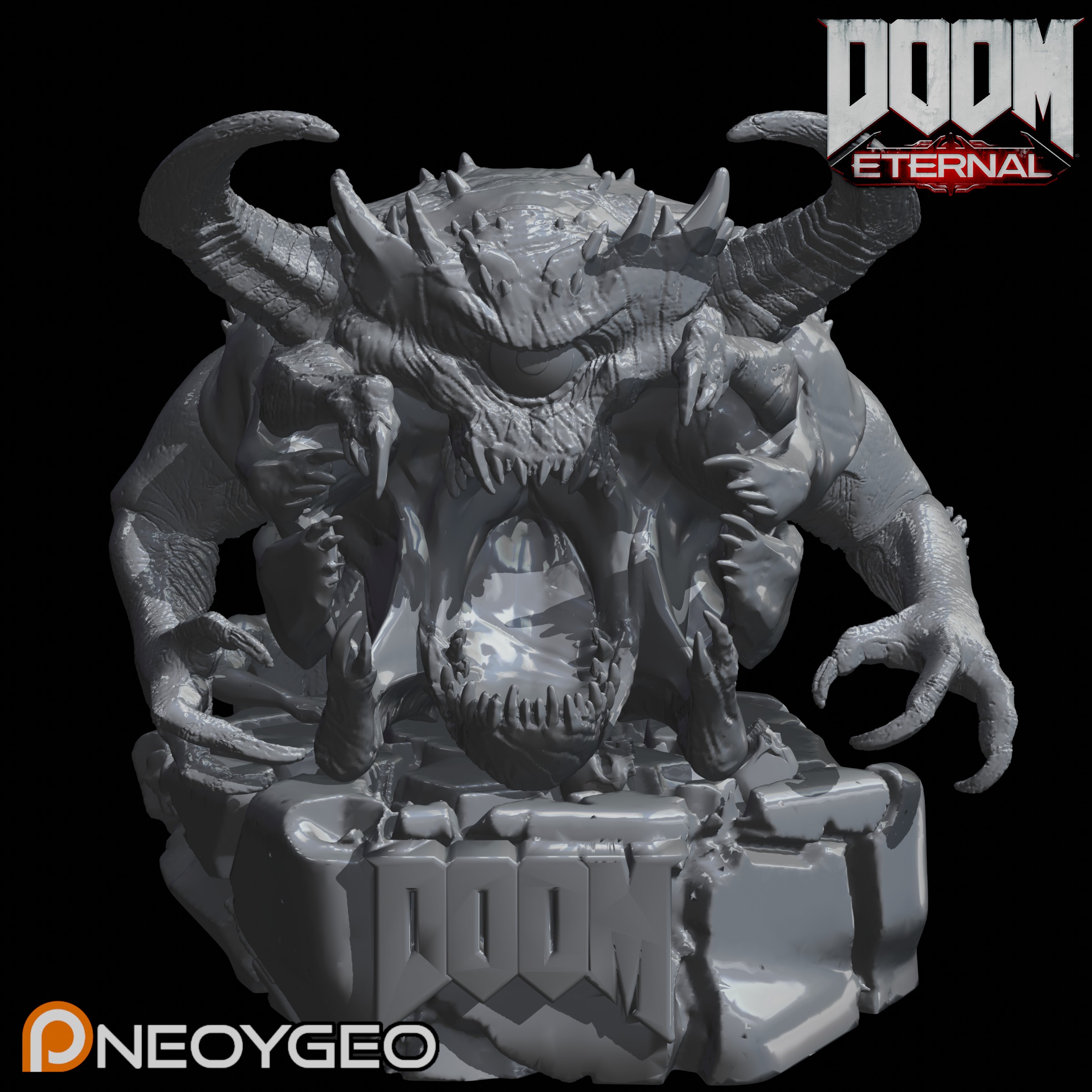 PAIN ELEMENTAL - DOOM ETERNAL 3D print model_1