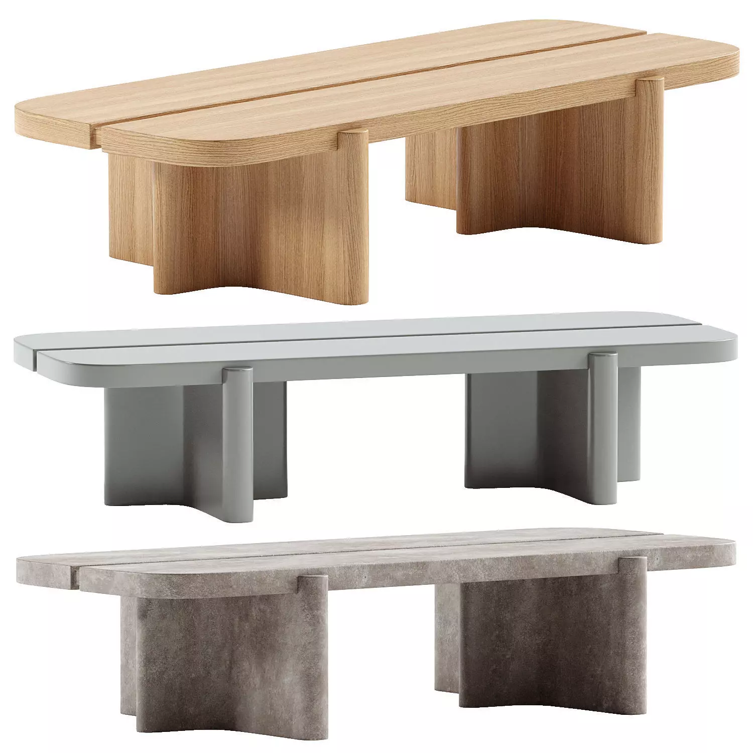 Riviera Coffee Table 3D model_0