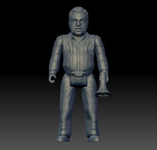 Alex Jones Reaction Figure 3D print model