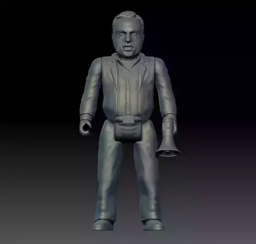 Alex Jones Reaction Figure 3D print model