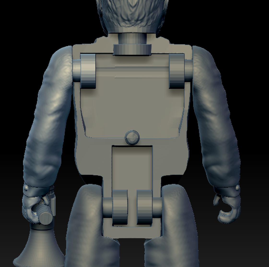 Alex Jones Reaction Figure 3D print model_4