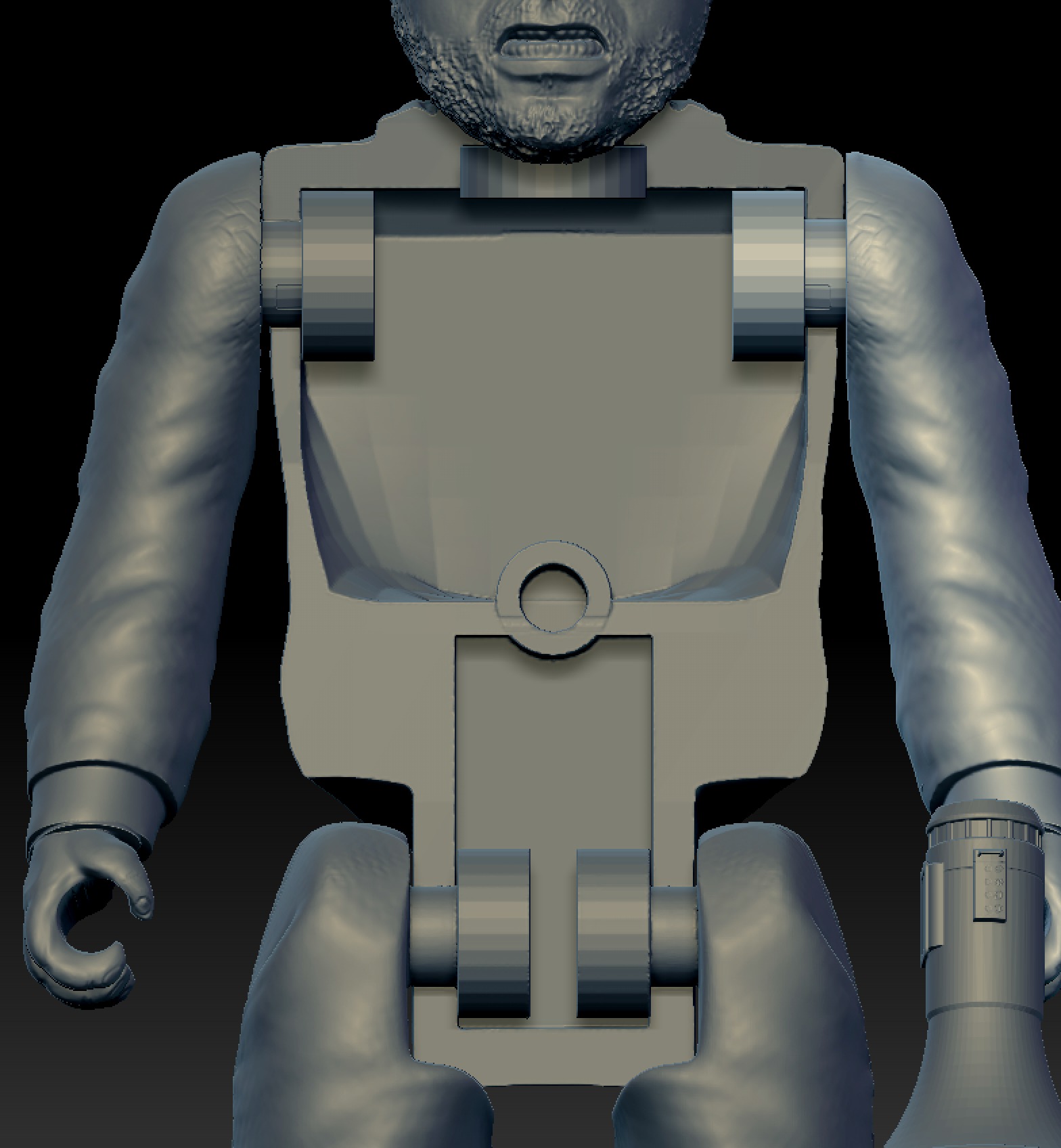Alex Jones Reaction Figure 3D print model_5