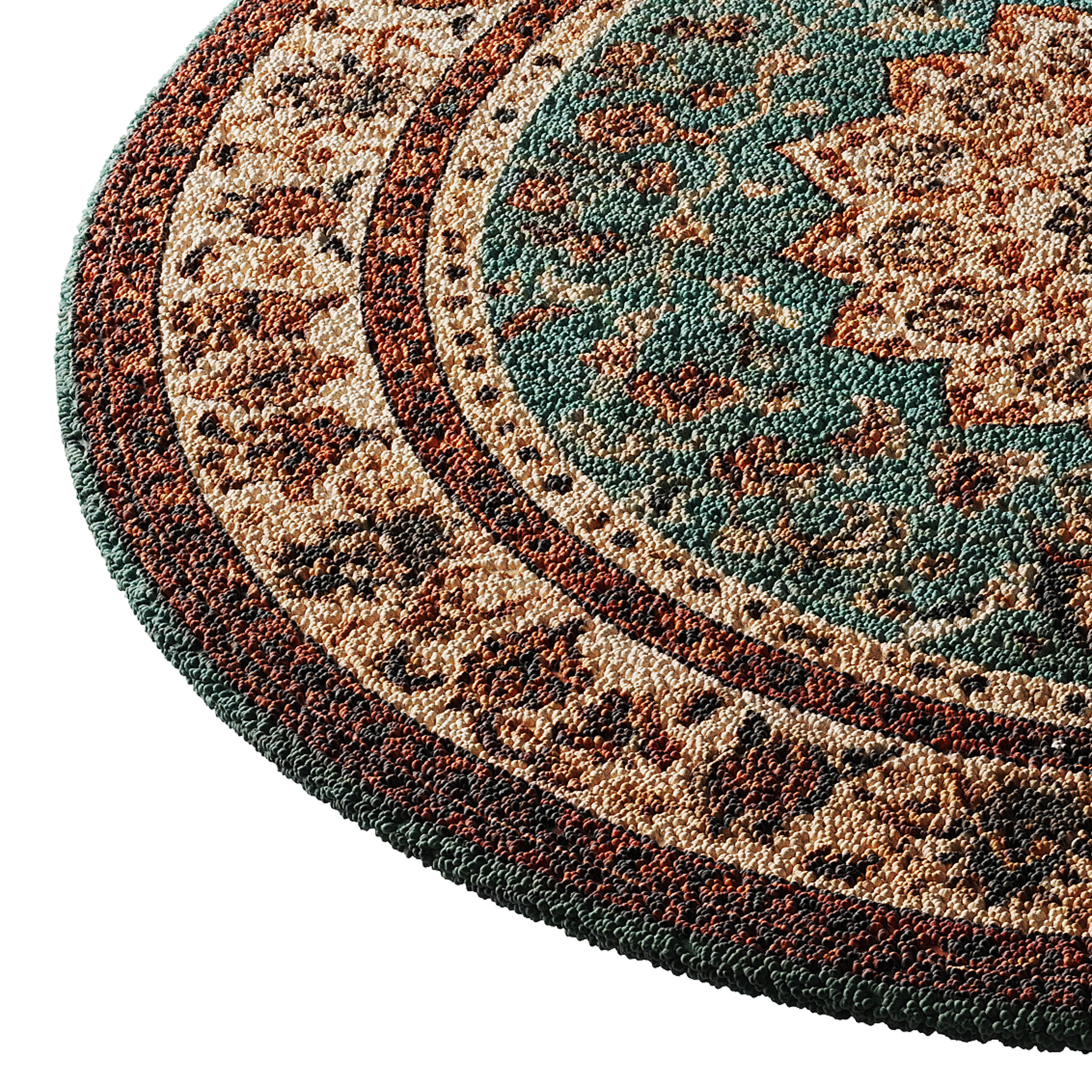Round carpet 1 3D model_12