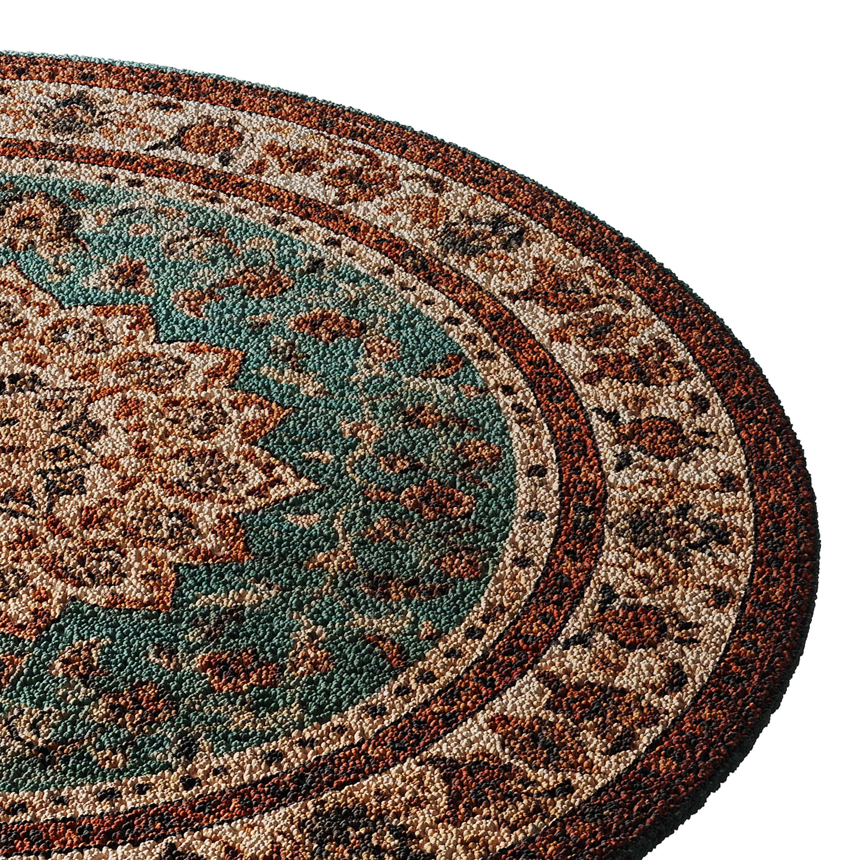 Round carpet 1 3D model_10
