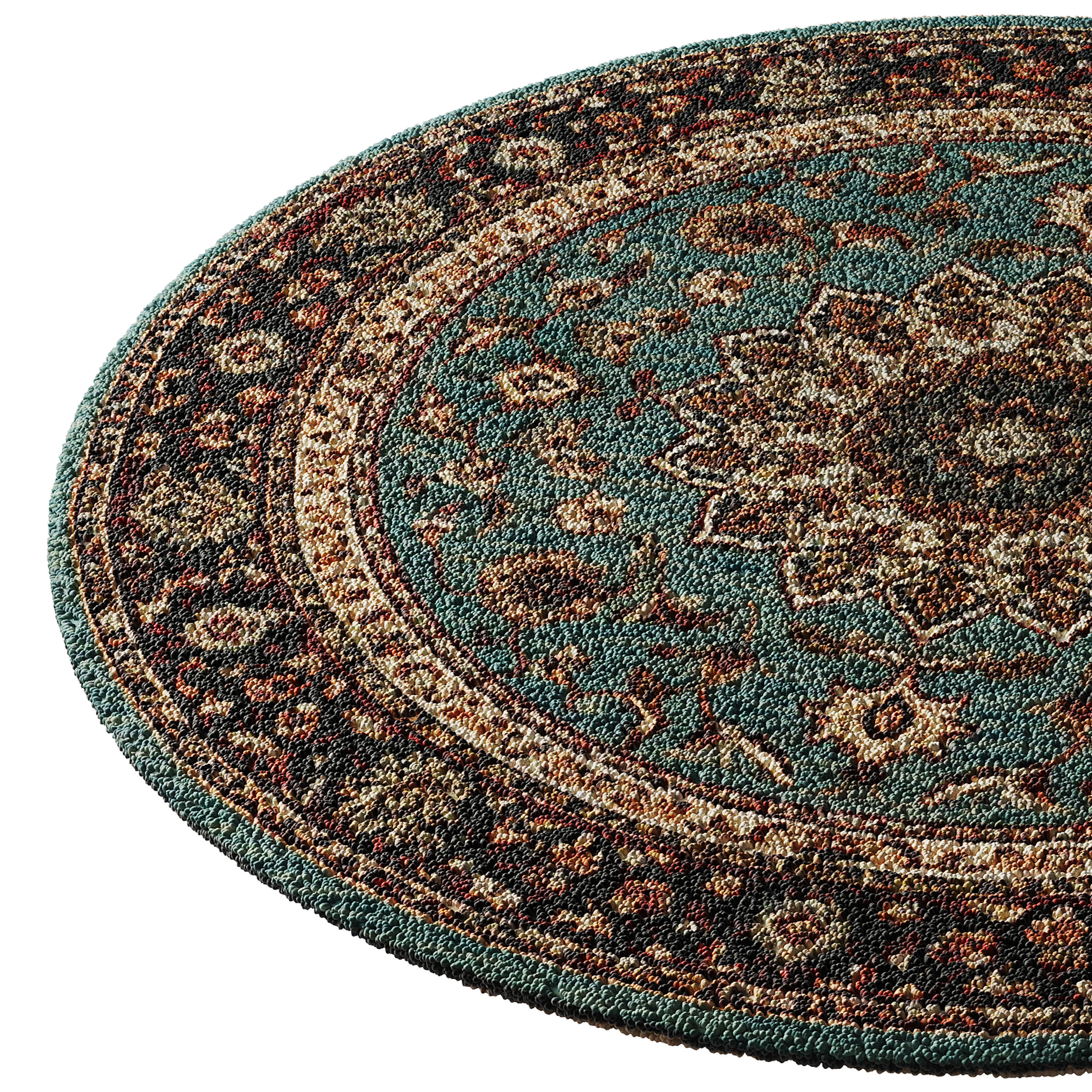 Round carpet 1 3D model_9