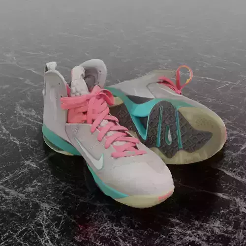 NIKE LEBRON 9 PS ELITE Sz 95 SOUTH BEACH 3D SHOES