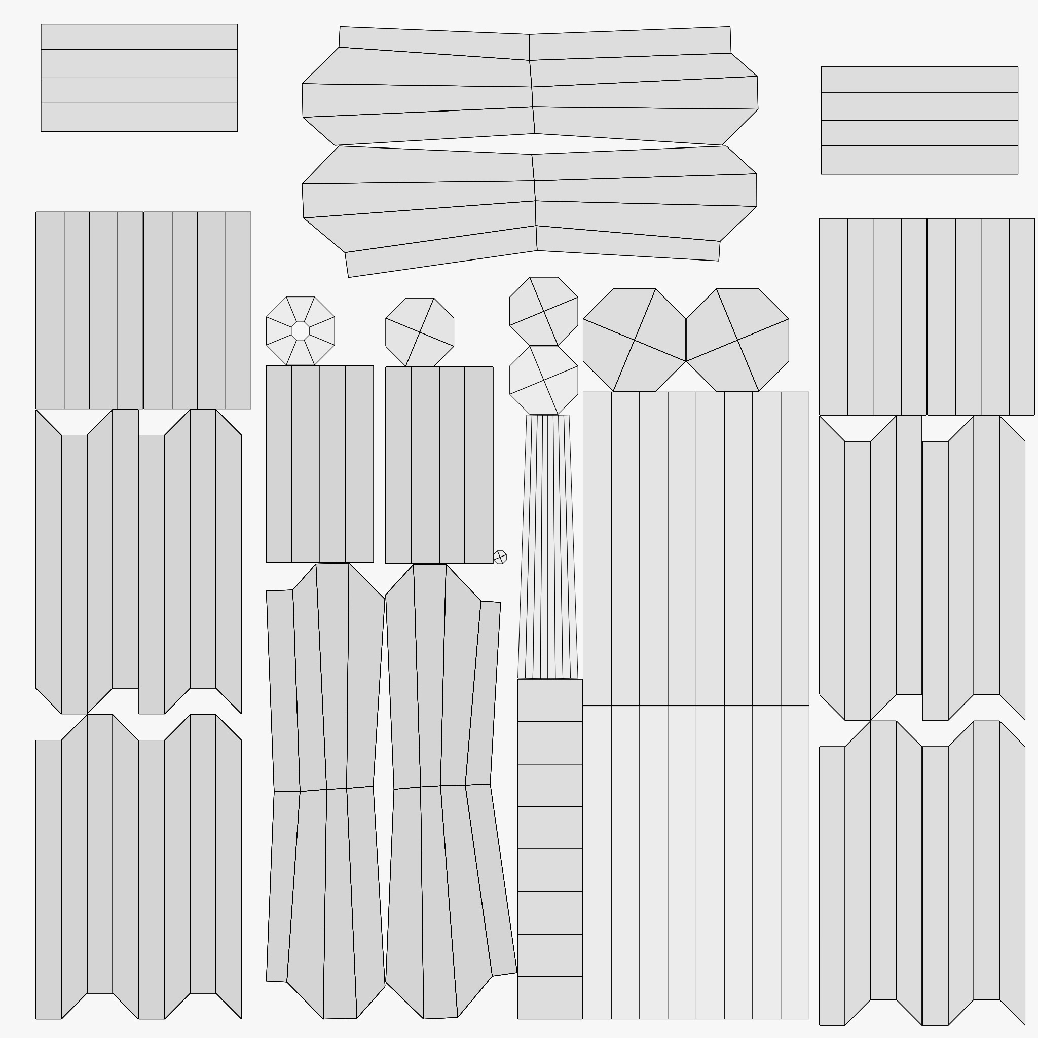 Tower Low-poly 3D model_13