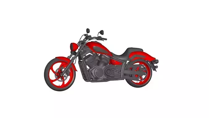 Yamaha Stryker 3D model