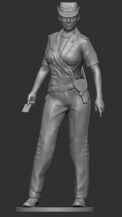 Carabiniere Donna Tenuta Estiva 3D print model