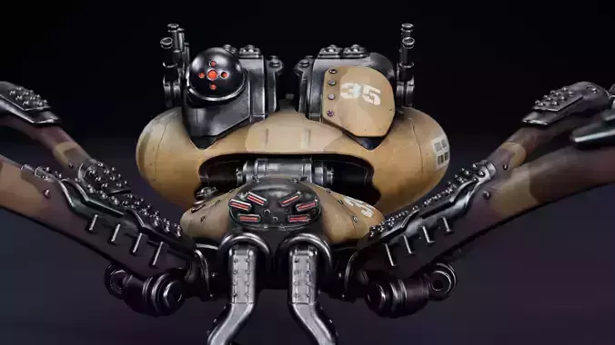 Etasphera35 Low-poly 3D model