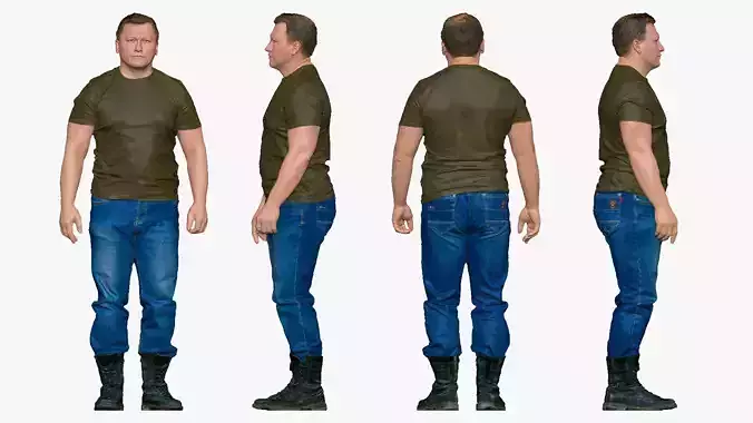 001532 Sturdy Steve 3D model