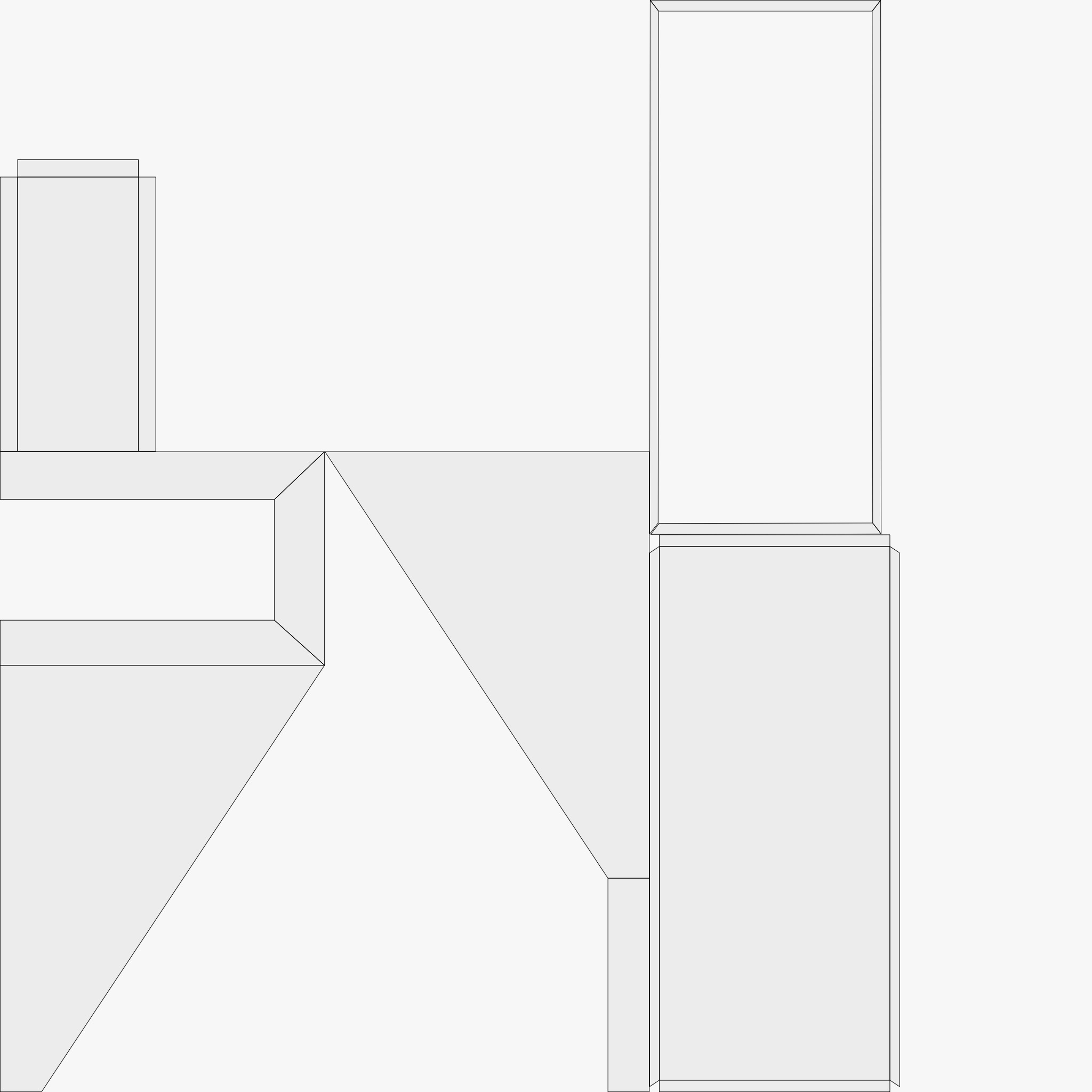 Rooftop Entrance Low-poly 3D model_14