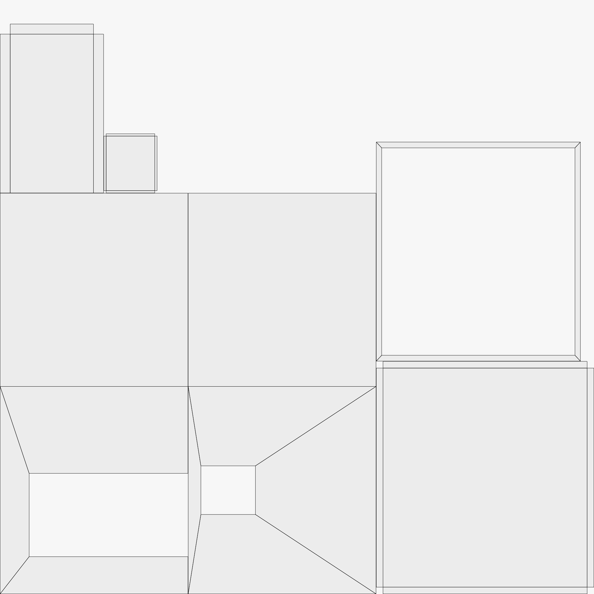 Rooftop Entrance Low-poly 3D model_13