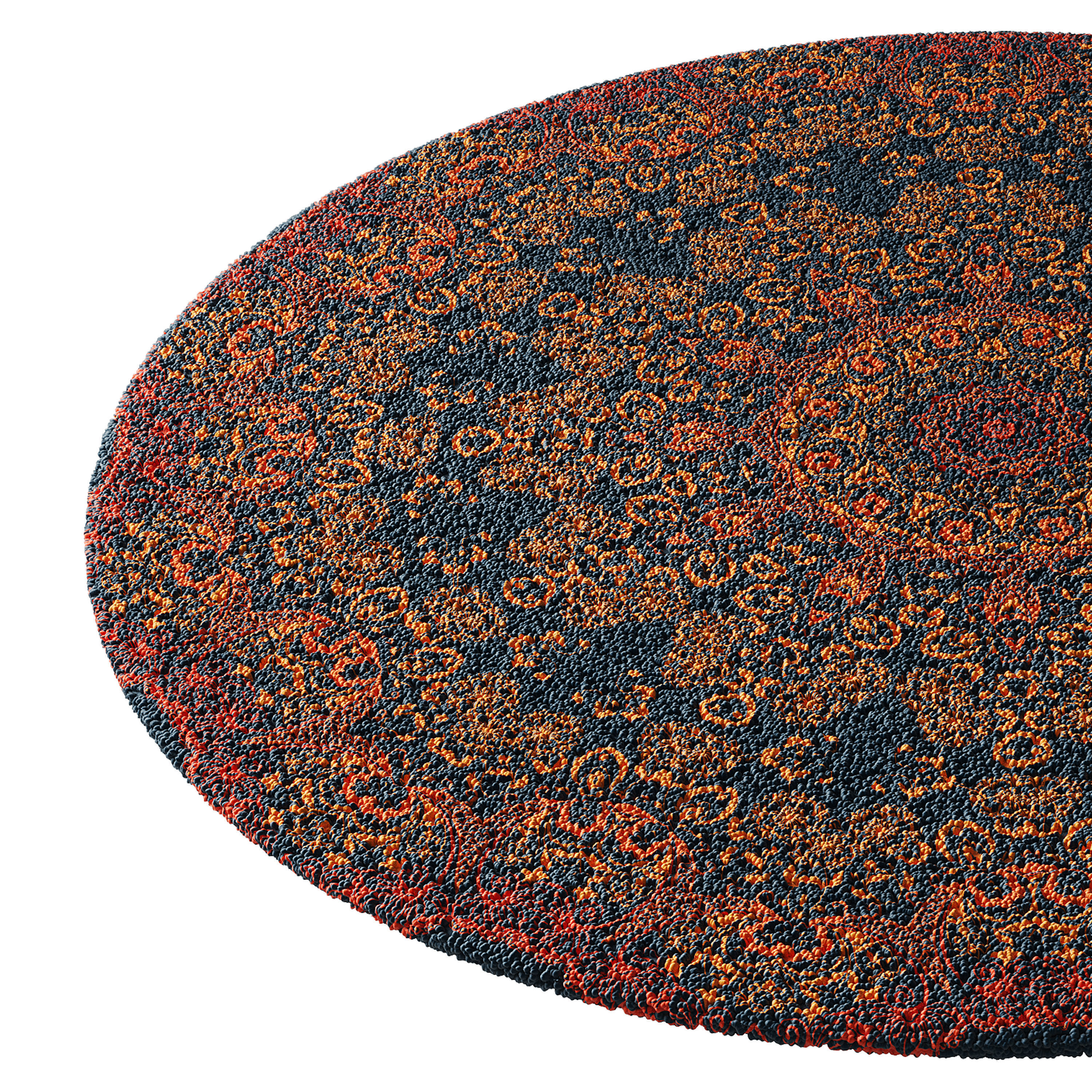 round carpet 5 3D model_10