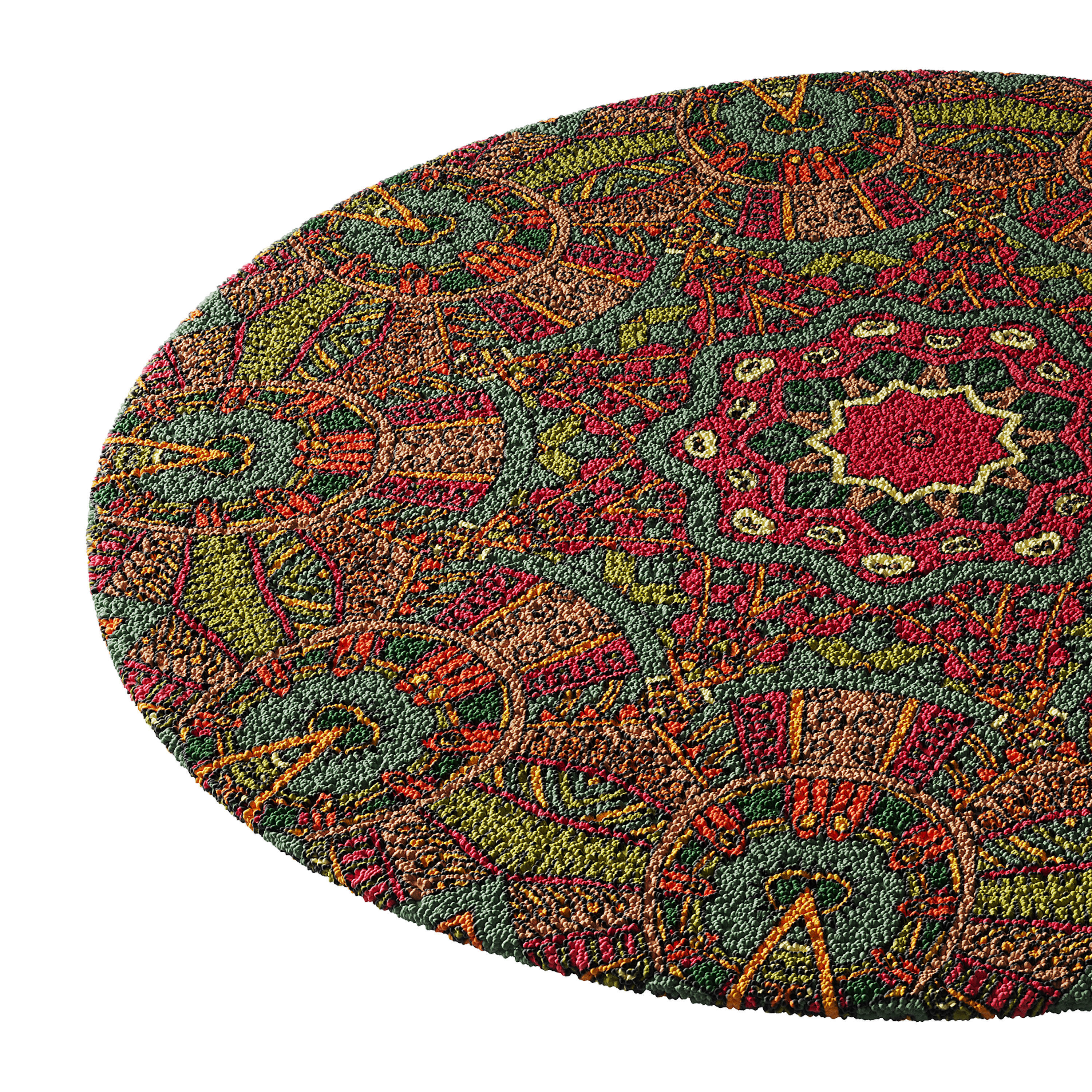 round carpet 5 3D model_11
