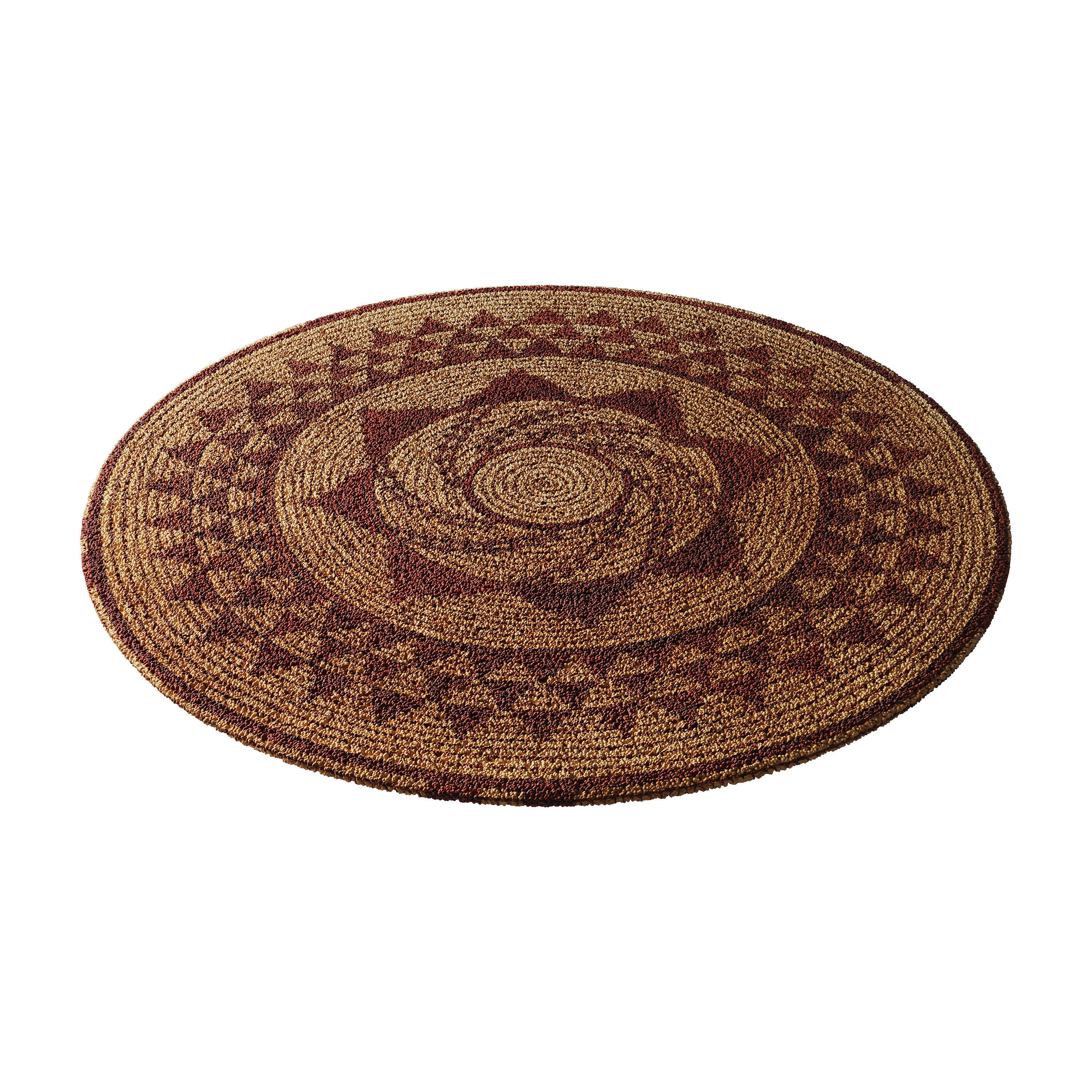 round carpet 6 3D model_7