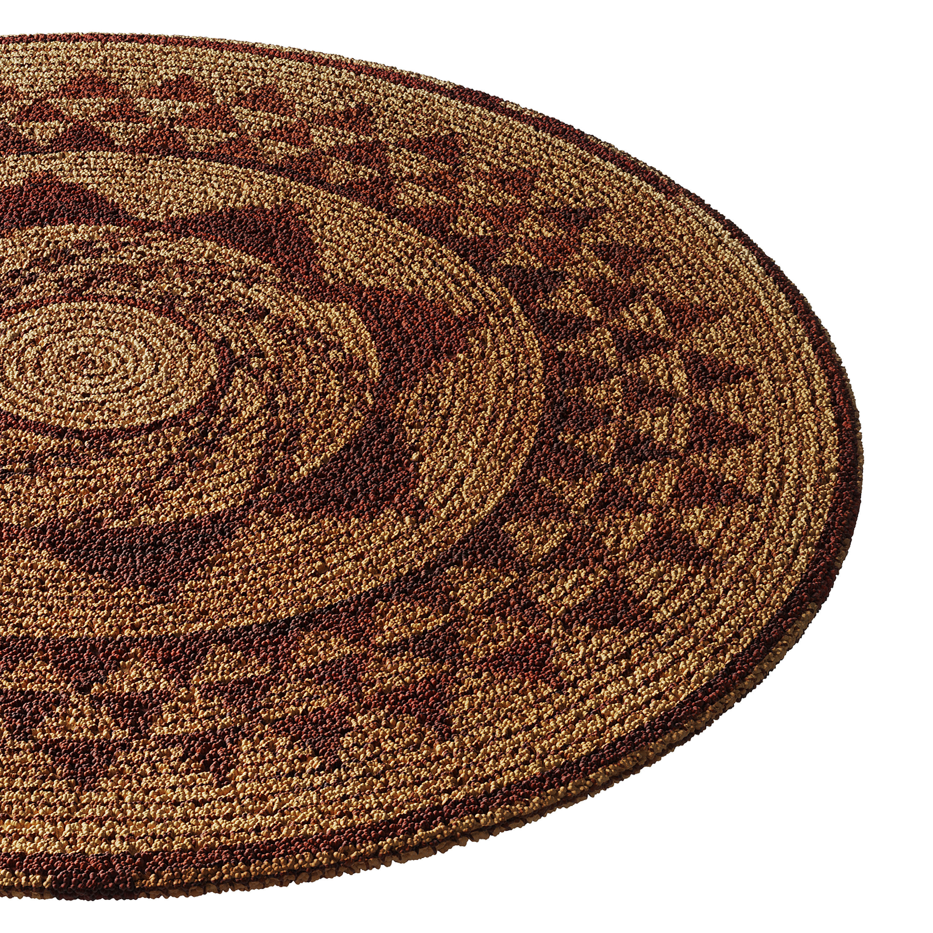 round carpet 6 3D model_12