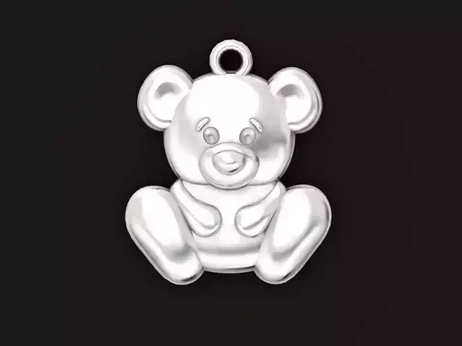 pendant bear toy 1365 3D print model