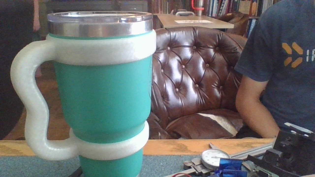 Yeti Compatible Comfortable Cup Handle 3D print model_3