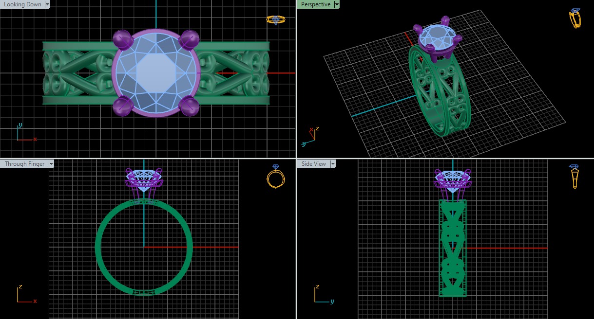 jewelry ring 104 3D print model_1