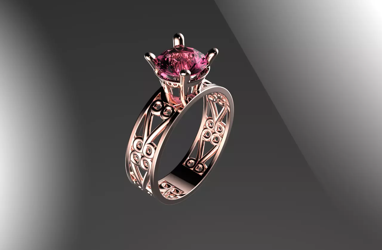 jewelry ring 104 3D print model_0