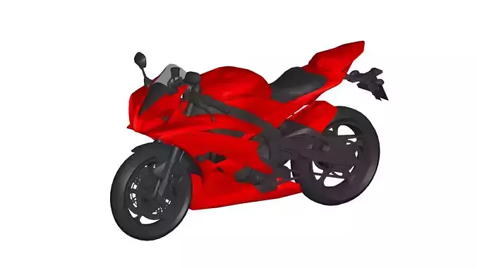 Yamaha YZF-R6 3D model